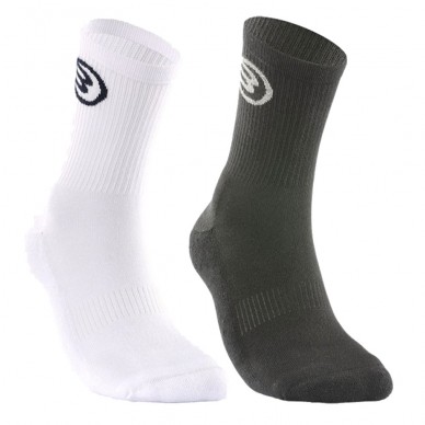 chaussettes Bullpadel BP2412 blanc noir