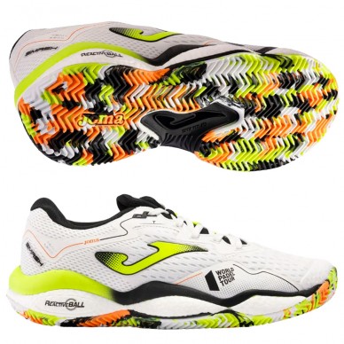 Chaussures Joma Smash 2302 blanc jaune fluo 2024