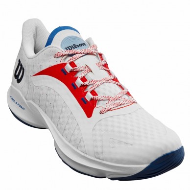 Chaussures Wilson Hurakn Pro white red 2024