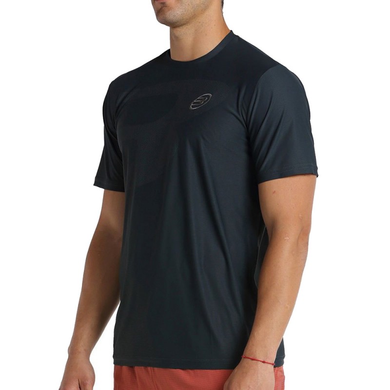 T-Shirt Bullpadel Unale noir brillant T-Shirt Bullpadel Unale noir brillant