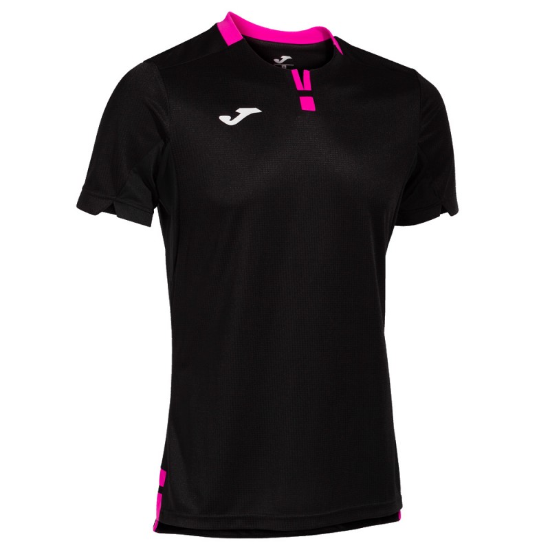 T-Shirt Joma Ranking noir rose fluo