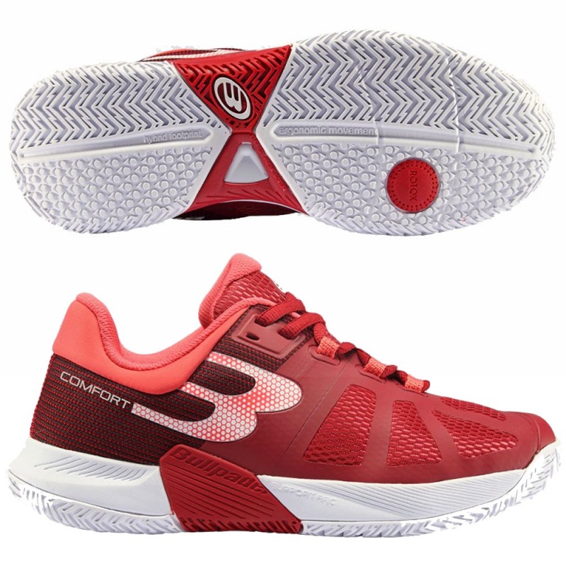 Chaussures Bullpadel PRF Comfort W 24V cherry 2024 Chaussures Bullpadel PRF Comfort W 24V cherry 2024