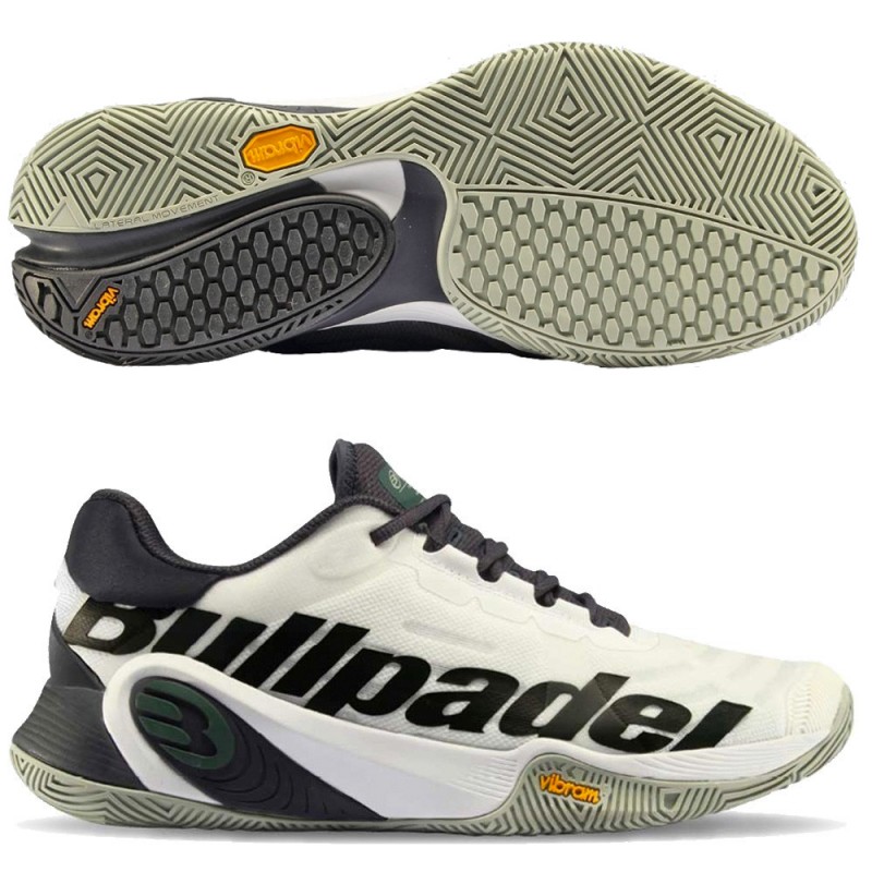 Chaussures Bullpadel Vertex Vibram 24V white green 2024 Chaussures Bullpadel Vertex Vibram 24V white green 2024