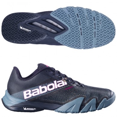 Chaussures Babolat Jet Premura 2 Men black north atlantic 2024