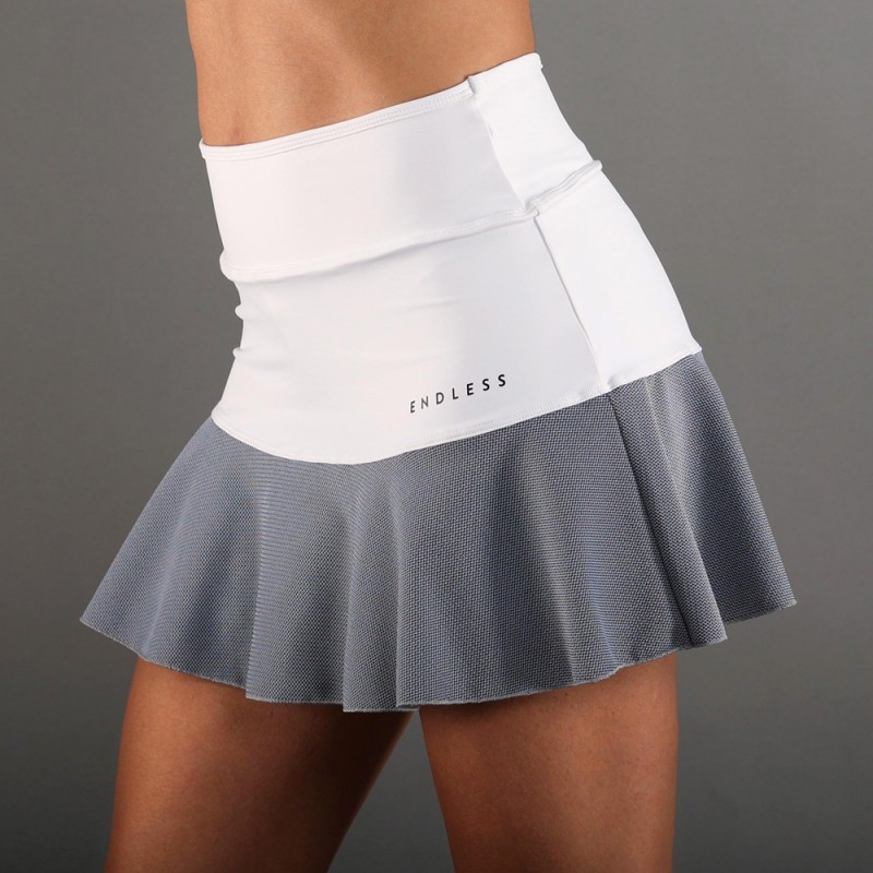 Jupe Endless Lace blanc argent Jupe Endless Lace blanc argent