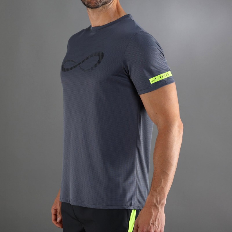 T-Shirt Endless Unlimited Diamond II titane T-Shirt Endless Unlimited Diamond II titane