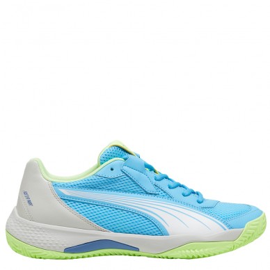 Chaussures Puma NOVA Court luminous blue white gray 2024