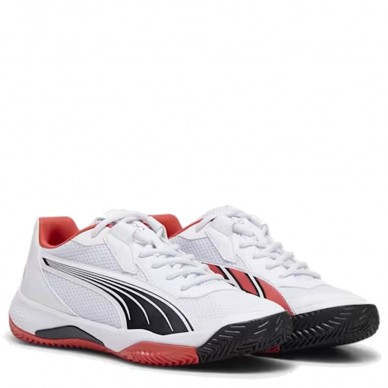 Chaussures Puma NOVA Court white black active red 2024