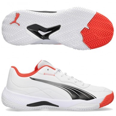 Chaussures Puma NOVA Smash white black active red 2024