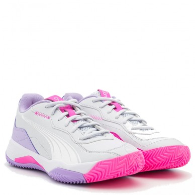 Chaussures Puma NOVA Smash Wn's silver mist white vivid violet 2024