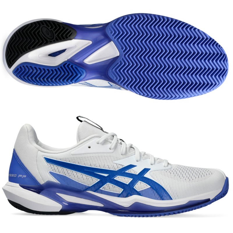 chaussures Asics Solution Speed FF 3 Clay white tuna blue 2024