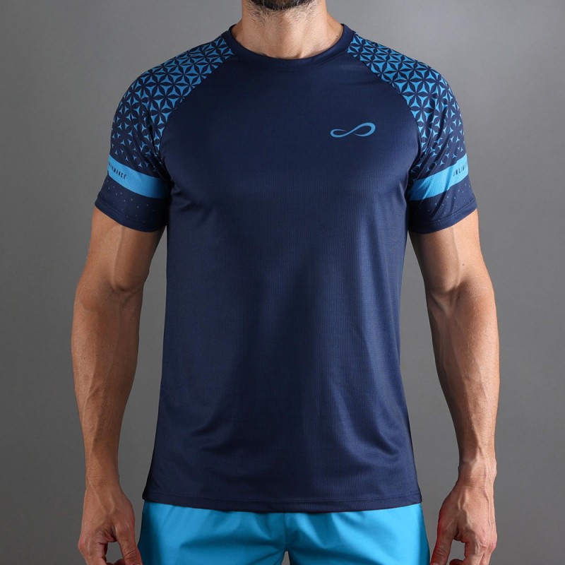 T-Shirt Endless Feisty Geo bleu T-Shirt Endless Feisty Geo bleu