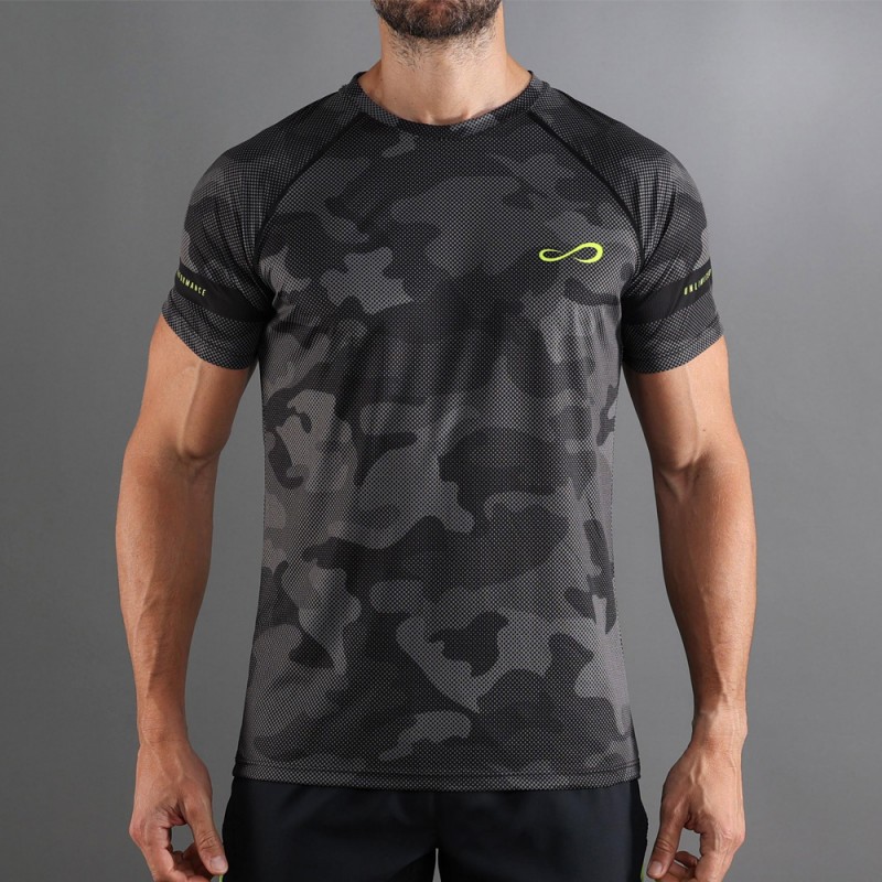 T-Shirt Endless Camo noir