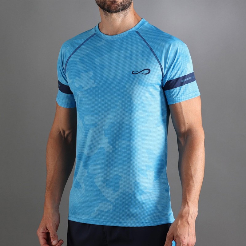 T-Shirt Endless Camo bleu T-Shirt Endless Camo bleu