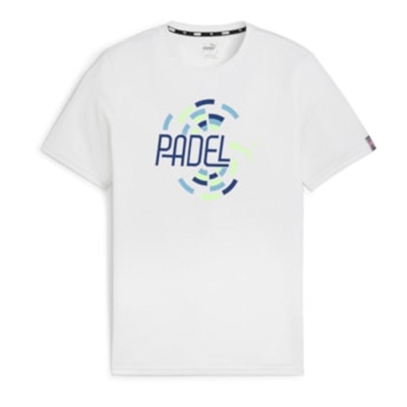T-Shirt Puma Individual Graphique blanc