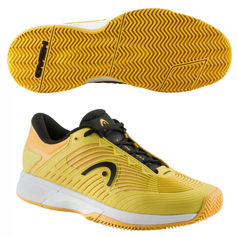 Chaussures Head Revolt Pro 4.5 Clay banana black 2024