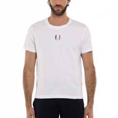 T-Shirt Hydrogen Match Roland Garros blanc