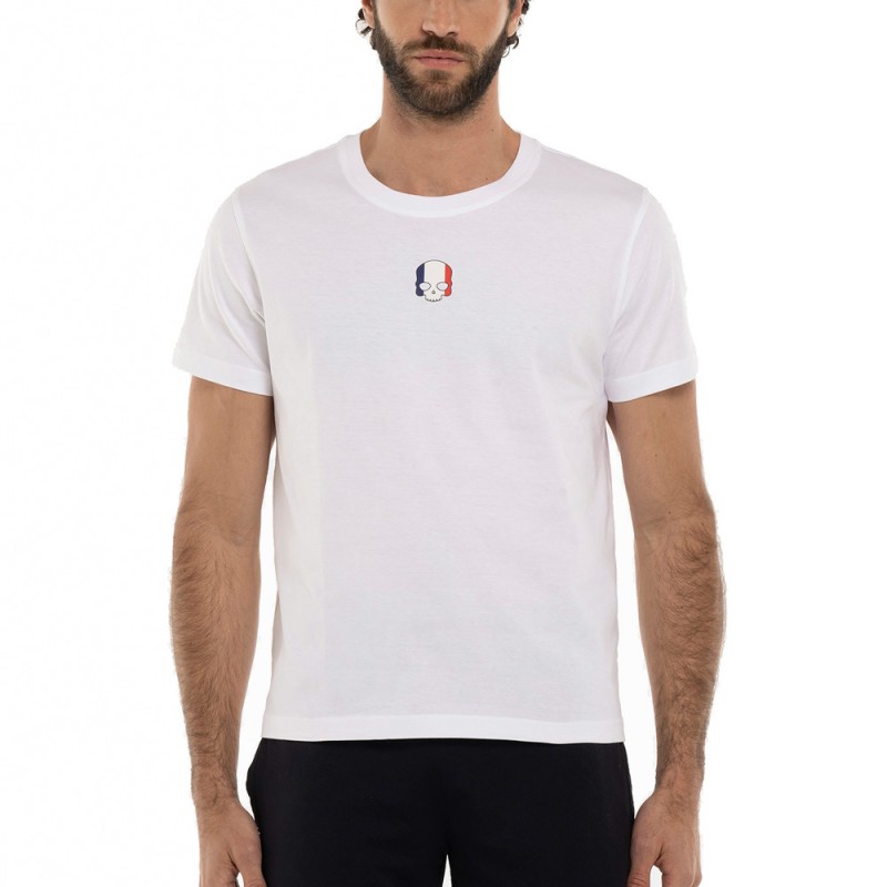 T-Shirt Hydrogen Match Roland Garros blanc