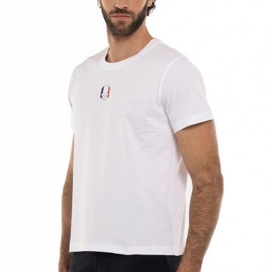 T-Shirt Hydrogen Match Roland Garros blanc