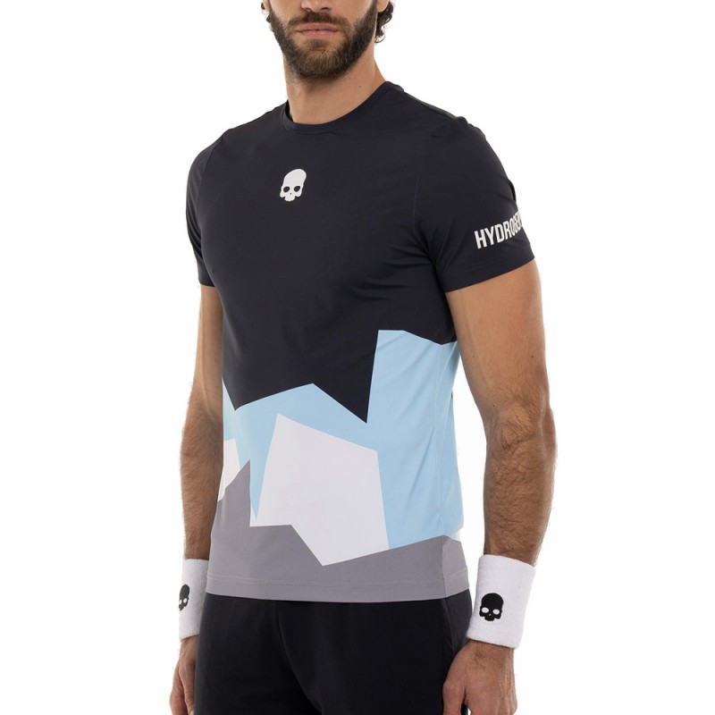 T-Shirt Hydrogen Mountains Tech bleu gris T-Shirt Hydrogen Mountains Tech bleu gris
