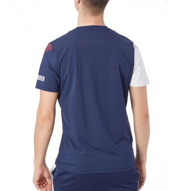 T-Shirt Hydrogen Sport Stripes Tech bleu marine