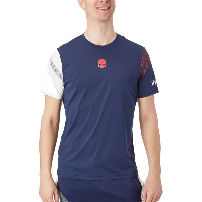 T-Shirt Hydrogen Sport Stripes Tech bleu marine T-Shirt Hydrogen Sport Stripes Tech bleu marine