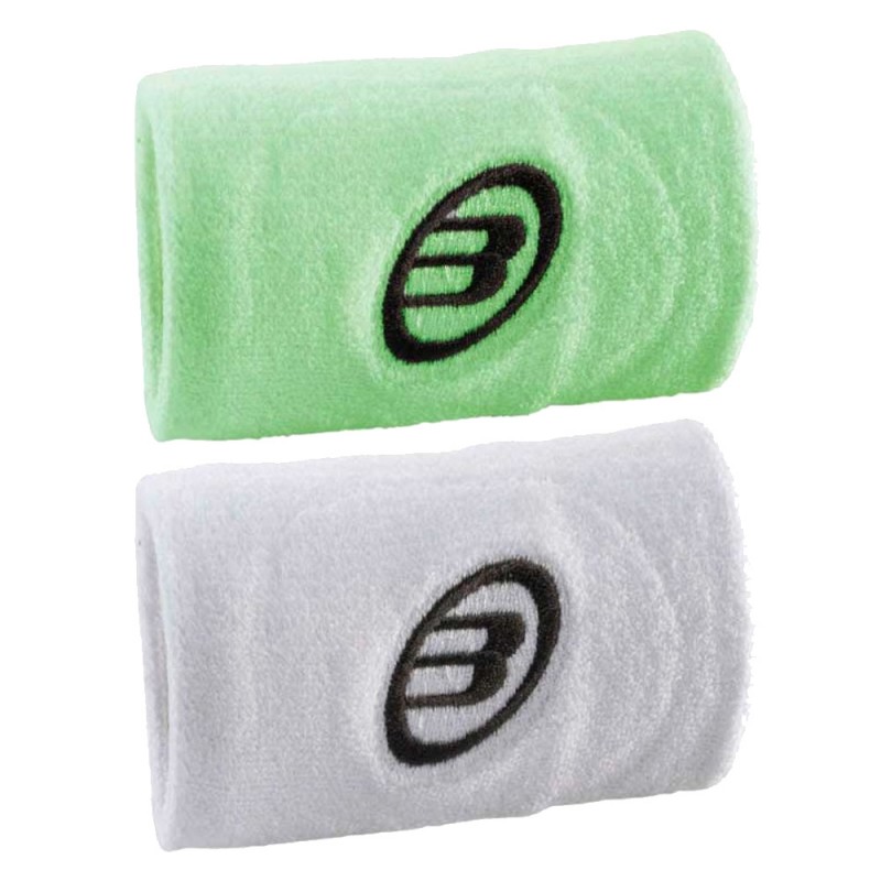 Poignet Bullpadel BPMU2405 jaune soufre blanc Poignet Bullpadel BPMU2405 jaune soufre blanc