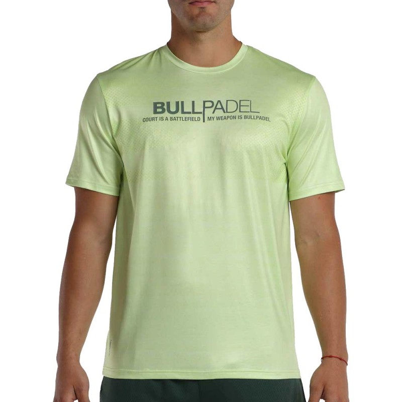 T-Shirt Bullpadel Leteo jaune soufre vigore