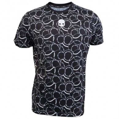 T-Shirt Hydrogen Allover Tennis Tech noir