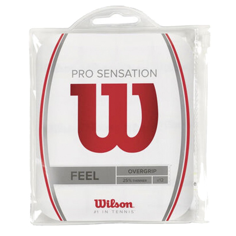 overgrips Wilson Feel 12PK blanc