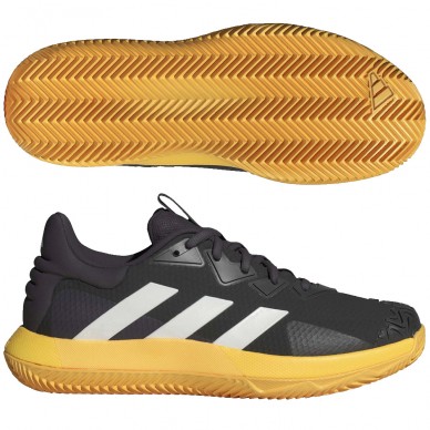 chaussures Adidas Solematch Control M Clay aurora black zero met spark 2024