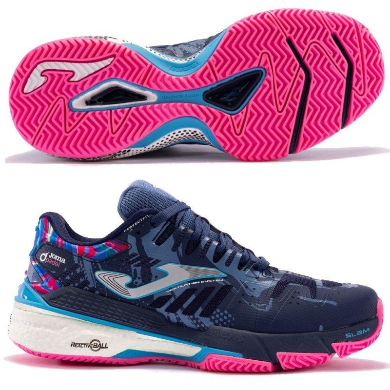 Chaussures Joma Slam Lady 2403 navy blue pink 2024