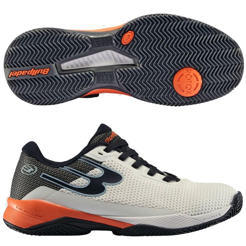 Chaussures Bullpadel PRF Grip 24V white 2024 Chaussures Bullpadel PRF Grip 24V white 2024