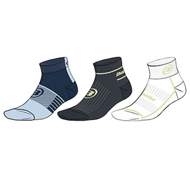 chaussettes Bullpadel BP2410 pack 3 couleurs chaussettes Bullpadel BP2410 pack 3 couleurs