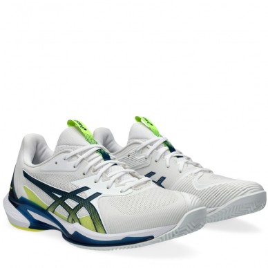 chaussures Asics Solution Speed FF 3 Clay white mako blue 2024