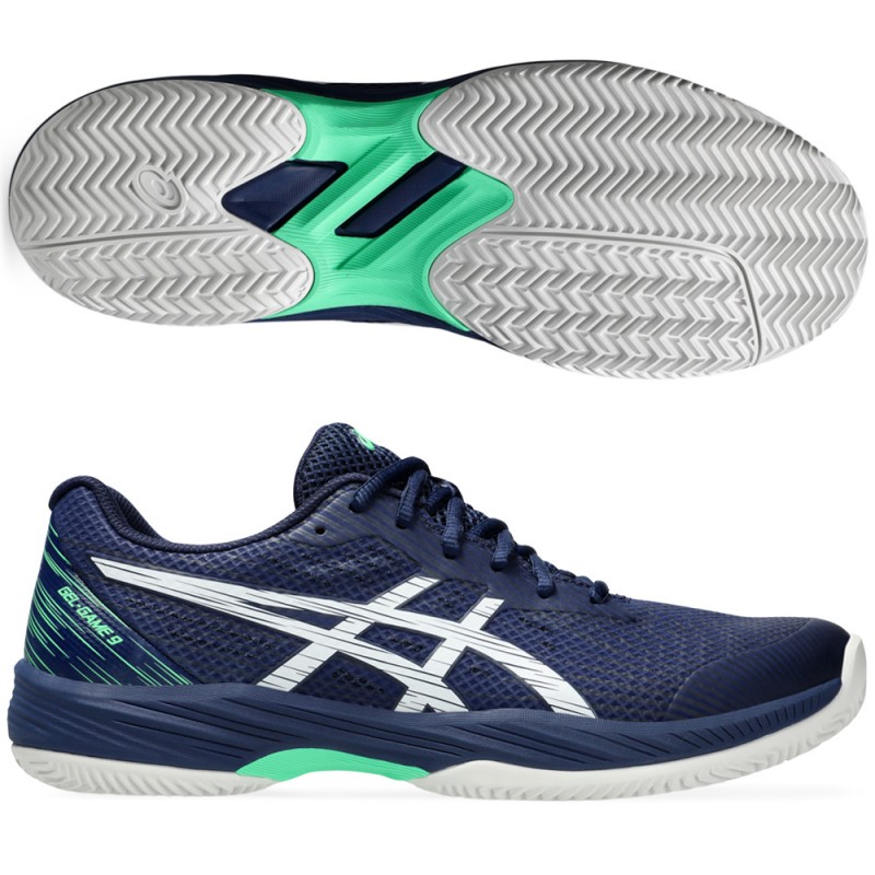 chaussures Asics Gel Game 9 Clay blue expanse white 2024 chaussures Asics Gel Game 9 Clay blue expanse white 2024