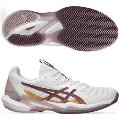 chaussures Asics Solution Speed FF 3 Clay white dusty mauve 2024