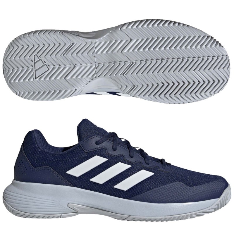 chaussures Adidas Gamecourt 2 M dark blue 2024 chaussures Adidas Gamecourt 2 M dark blue 2024