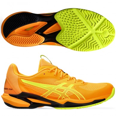 Chaussures Asics Solution Speed FF 3 Padel stadium orange safety yellow 2024