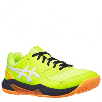 chaussures Asics Gel Dedicate 8 Padel safety yellow white 2024