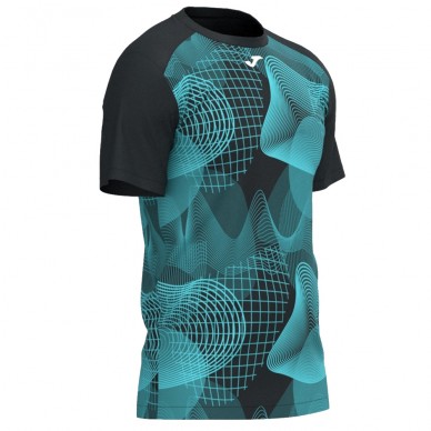 t-shirt Joma Challenge noir turquoise