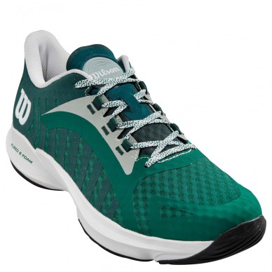 chaussures Wilson Hurakán Pro evergreen white 2024