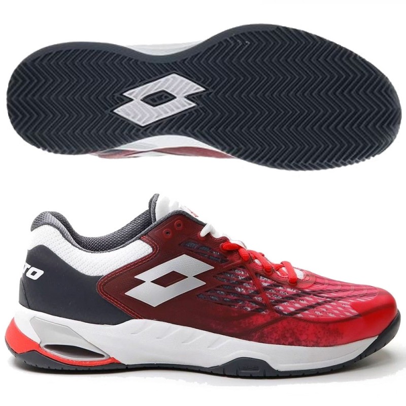 chaussures Lotto Mirage 100 Clay red white 2024 chaussures Lotto Mirage 100 Clay red white 2024