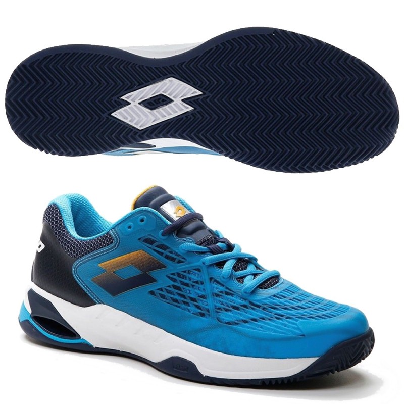 chaussures Lotto Mirage 100 Clay ocean blue 2024 chaussures Lotto Mirage 100 Clay ocean blue 2024