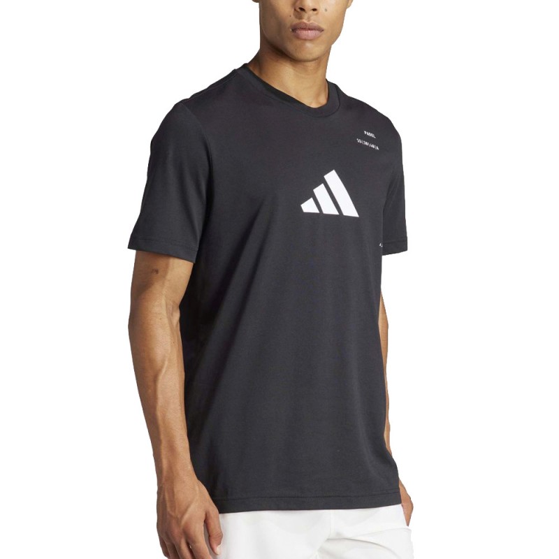 t-shirt Adidas M Padel noir t-shirt Adidas M Padel noir