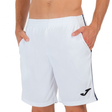 Short Joma Open III blanc marine
