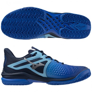 chaussures Mizuno Wave Exceed Tour 6 CC mugen blue white 2024