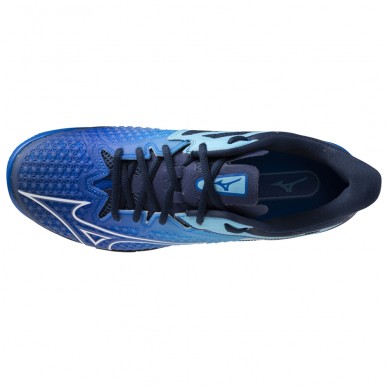 chaussures Mizuno Wave Exceed Tour 6 CC mugen blue white 2024