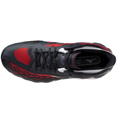 chaussures Mizuno Wave Enforce Tour Padel graystone salsa 2024