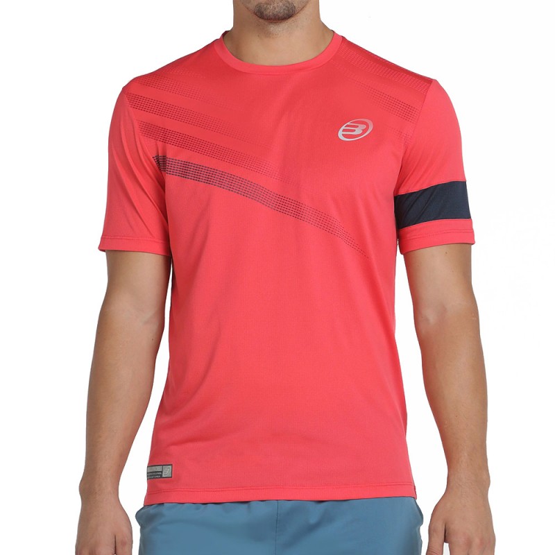 t-shirt Bullpadel Cambre framboise t-shirt Bullpadel Cambre framboise